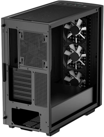 Корпус Deepcool CK560 черный без БП ATX 3x120mm 4x140mm 2xUSB3.0 audio bott PSU