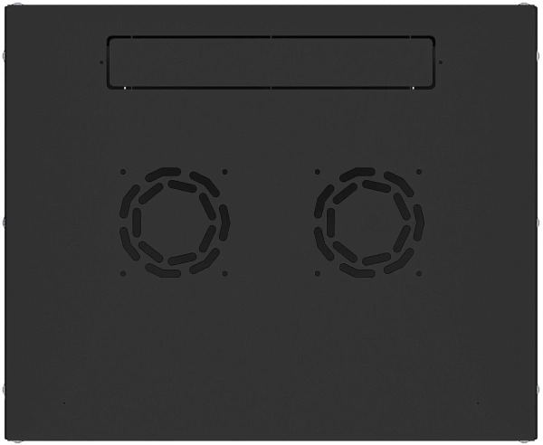 Шкаф коммутационный NTSS Lime (NTSS-WL6U5545GS-BL) настенный 6U 550x450мм пер.дв.стекл несъемн.бок.пан. 30кг черный 370мм 9.6кг 110град. 370мм IP20 сталь