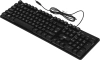Клавиатура Defender Arx GK-196L RU черный USB for gamer LED (45196) кабель 1.5м