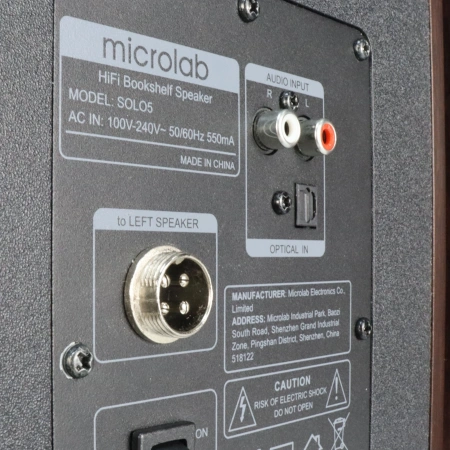 Колонки Microlab Solo 5 2.0 коричневый 90Вт BT