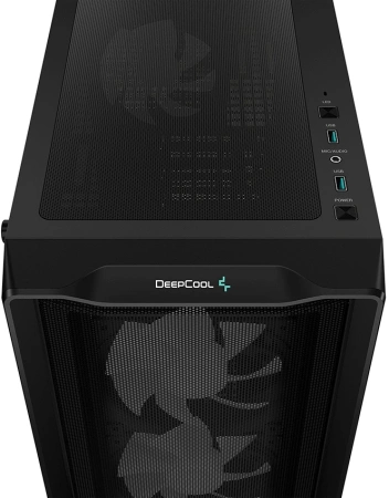 Корпус Deepcool CC560 Mesh V2 черный без БП ATX 4x120mm 5x140mm 2xUSB3.0 audio bott PSU