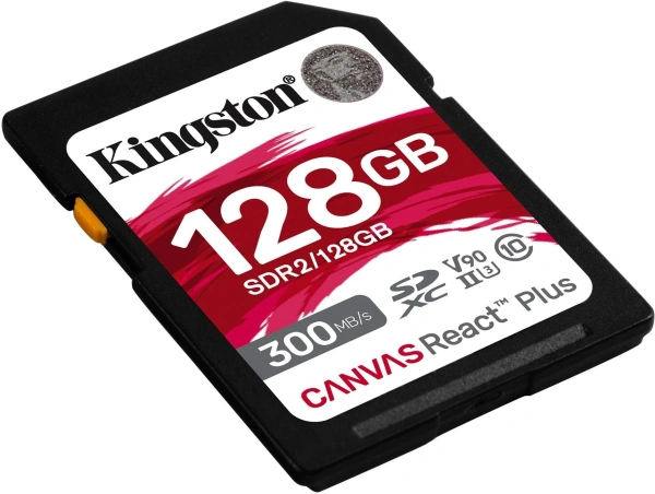 Флеш карта SDXC 128GB Kingston SDR2/128GB Canvas React Plus w/o adapter