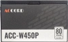 Блок питания Accord ATX 450W ACC-W450P 80+ white (20+4pin) 120mm fan 6xSATA RTL