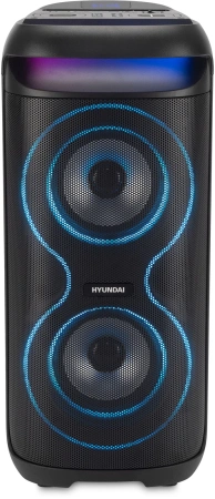 Минисистема Hyundai H-MC1237 черный 40Вт FM USB BT micro SD