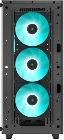 Корпус Deepcool CC560 V2 черный без БП ATX 4x120mm 5x140mm 1xUSB2.0 audio bott PSU