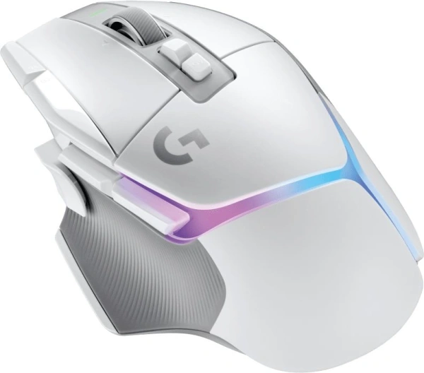 Мышь Logitech G502 X Plus белый оптическая 25600dpi беспров. USB 13but (910-006176)