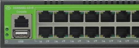 Коммутатор Digma DSW848G-6S+R (L3) 48x1Гбит/с 6SFP+ управляемый