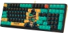 Клавиатура A4Tech AT98 Renegade черный/зеленый USB for gamer LED (AT98) кабель 1.8м