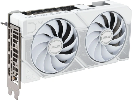 Видеокарта Asus PCI-E 5.0 DUAL-RTX5060TI-O8G-WHITE NVIDIA GeForce RTX 5060TI 8Gb 128bit GDDR7 2602/28000 HDMIx1 DPx3 HDCP Ret