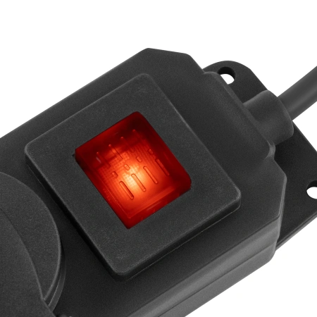Сетевой фильтр Buro 400MDP-3-B 3м (4 розетки) черный (коробка)
