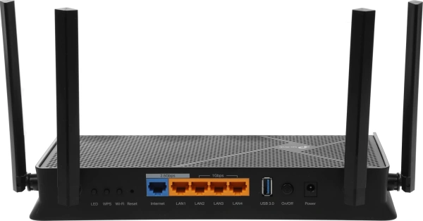 Роутер беспроводной TP-Link Archer BE230 BE3600 100/1000/2500BASE-T черный