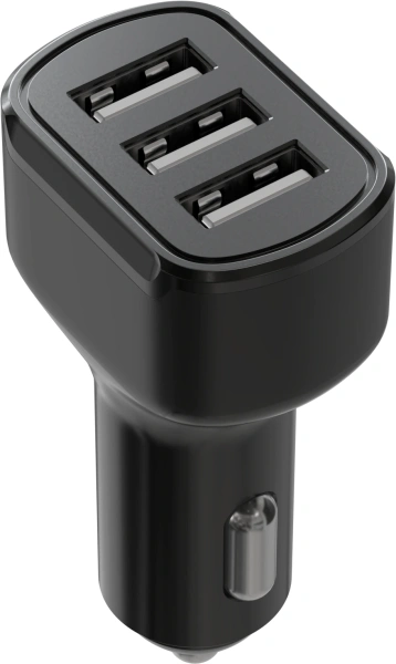 Автомобильное зар./устр. Wiiix UCC-5-3-01-QC-ANT 2.1A (QC) 3xUSB универсальное черный