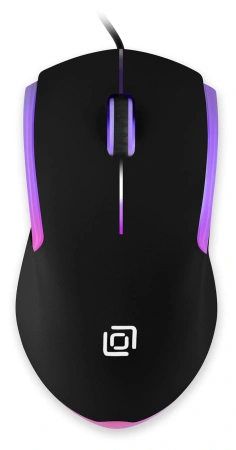 Мышь Оклик 245M черный оптическая 1000dpi USB 3but (471479)
