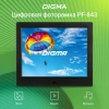 Фоторамка Digma 8" PF-843 IPS 1024x768 черный пластик ПДУ Видео
