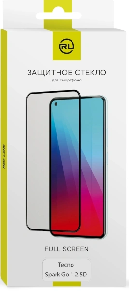 Защитное стекло для экрана Redline для Tecno Spark Go 1 2.5D (УТ000040173)