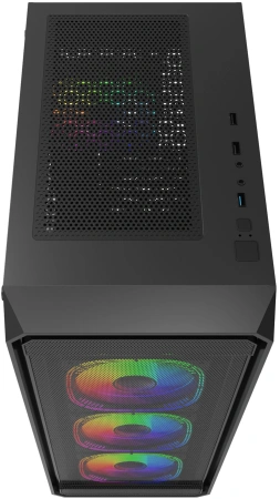 Корпус Bloody BD-CC114F черный без БП ATX 4x120mm 1xUSB2.0 1xUSB3.0 audio bott PSU