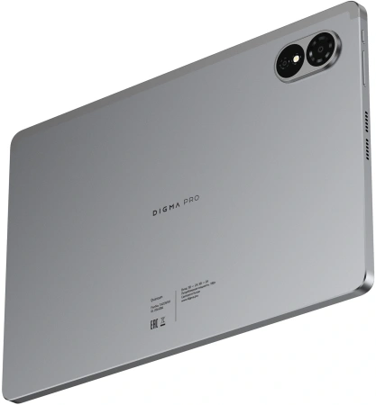 Планшет Digma Pro Quantum T606 (1.6) 8C RAM6Gb ROM128Gb 11" In-Cell 1280x800 4G Android 14 серый 13Mpix 5Mpix BT WiFi microSD 2Tb 7000mAh 600hrs