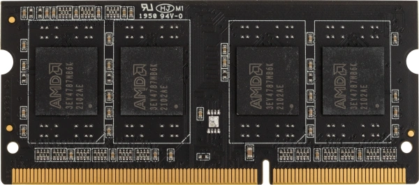 Память DDR3 4Gb 1600MHz AMD R534G1601S1SL-U R5 RTL PC3-12800 CL11 SO-DIMM 204-pin 1.35В Ret