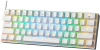 Клавиатура Redragon Draconic механическая белый USB беспроводная BT slim for gamer LED (77810) кабель 1.8м