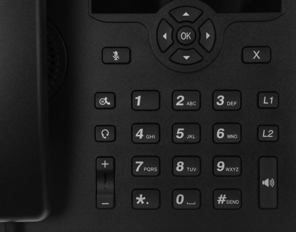 Телефон IP Dinstar C62UP черный