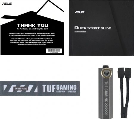 Видеокарта Asus PCI-E 5.0 TUF-RTX5060TI-O16G-GAMING NVIDIA GeForce RTX 5060TI 16Gb 128bit GDDR7 2662/28000 HDMIx1 DPx3 HDCP Ret