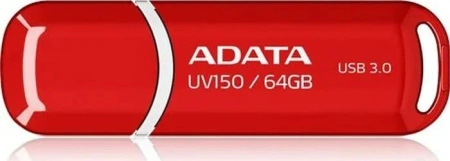 Флеш Диск A-Data 64Gb DashDrive UV150 AUV150-64G-RRD USB3.0 красный