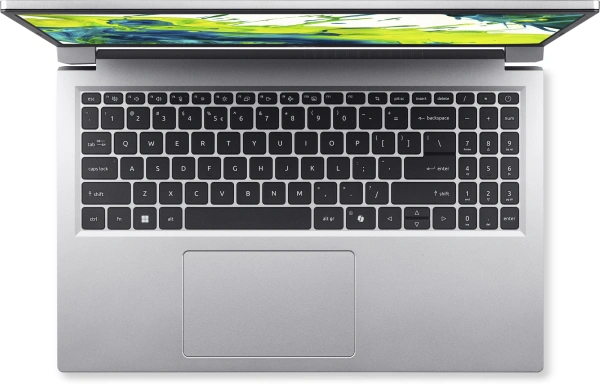 Ноутбук Acer Aspire Lite AL15-36P-331Y Core 3 N350 16Gb SSD512Gb Intel Graphics 15.6" IPS FHD (1920x1080) без ОС silver WiFi BT Cam 6000mAh (NX.DGGCD.003)