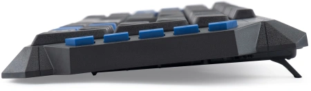 Клавиатура Оклик 750G FROST WAR черный/черный USB Multimedia for gamer (337452)