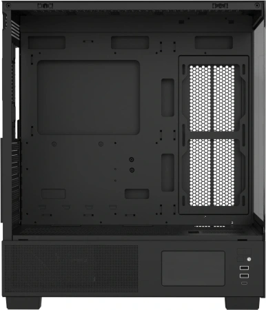 Корпус Formula Crystal E1 черный без БП ATX 9x120mm 2xUSB3.0 audio bott PSU