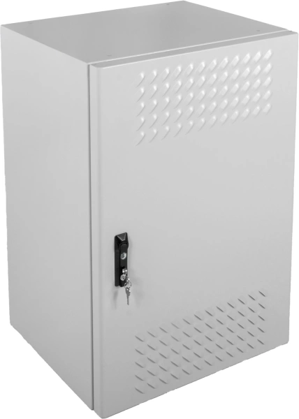 Шкаф коммутационный ЦМО (ШТВ-Н-12.6.3-4ААА-Т1) настенный 12U 620x330мм пер.дв.металл несъемн.бок.пан. 150кг серый 220мм сталь нержавеющая уличный с вентилятором с нагревателем 150Вт