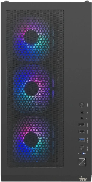 ПК IRU Tactio 520B6GP TWR Ryzen 5 7600X (4.7) 32Gb SSD1Tb RX 7600 8Gb без ОС GbitEth 650W черный (RUS) (2113270)