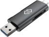 Устройство чтения карт памяти USB 2.0/Type C Digma CR-CU2520-G серый