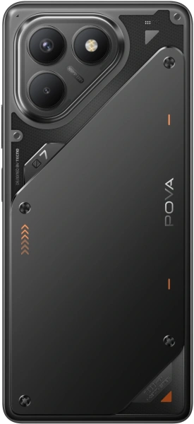 Смартфон Tecno Pova 7 Neo 128Gb 8Gb черный моноблок 3G 4G 2Sim 6.8" 1080x2460 Android 14 108Mpix 802.11 a/b/g/n/ac NFC GPS GSM900/1800 Protect FM