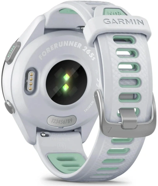 Смарт-часы Garmin Forerunner 265S 27.5мм 1.1" AMOLED корп.белый рем.белый (010-02810-14)