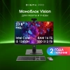 Моноблок Digma Pro Vision 23.8" Full HD i5 12450H (2) 16Gb SSD512Gb UHDG CR Windows 11 Pro Eth WiFi BT 90W клавиатура мышь Cam черный 1920x1080