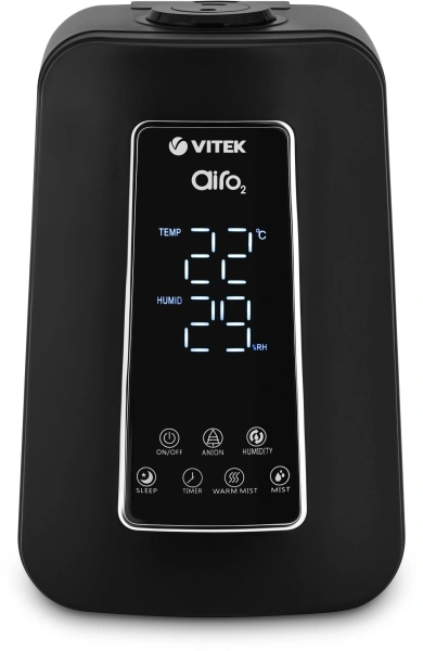 Увлажнитель воздуха Vitek VT-2340 85Вт (ультразвуковой) черный