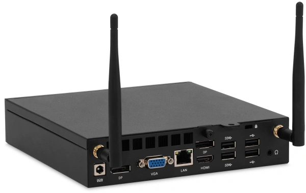 Неттоп IRU 310H6ITF i5 12400T (1.8) 8Gb SSD256Gb UHDG 730 Windows 11 Pro GbitEth WiFi BT черный (1975183)