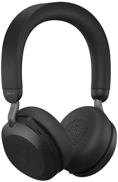 Наушники с микрофоном Jabra Evolve2 75, Link380a MS Stereo Black черный накладные BT/Radio оголовье (27599-999-999)