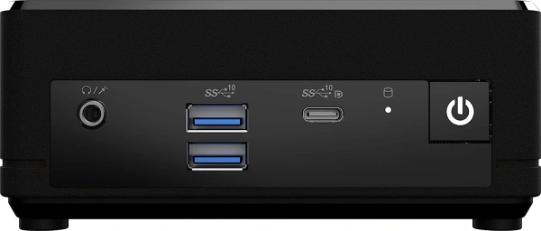 Неттоп MSI Cubi N ADL-019RU N100 (0.8) 4Gb SSD128Gb UHDG Windows 11 Pro 2xGbitEth WiFi BT 65W черный (9S6-B0A911-220)