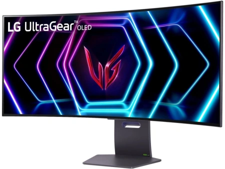 Монитор LG 39" UltraGear 39GS95QE-B черный OLED LED 21:9 HDMI матовая HAS Piv 275cd 178гр/178гр 3440x1440 240Hz G-Sync FreeSync Premium Pro DP 2K USB 10.4кг