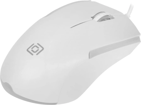 Мышь Оклик 245M белый оптическая 1000dpi USB 3but (471480)