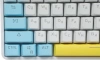 Клавиатура Оклик K951X механическая белый USB Multimedia for gamer LED (подставка для запястий) (1901079) кабель 1.8м