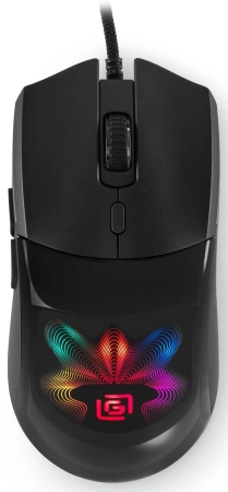 Мышь Оклик 714GM черный оптическая 7200dpi USB 6but (1620717)