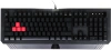 Клавиатура A4Tech B120N черный USB Multimedia for gamer LED (подставка для запястий) кабель 1.8м