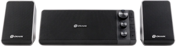 Колонки Оклик OK-450 2.1 черный 15Вт BT портативные