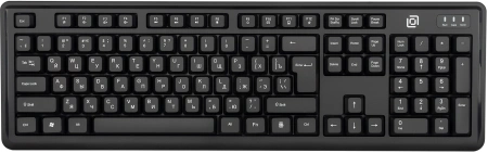 Клавиатура + мышь Оклик S605 клав:черный мышь:черный USB Multimedia