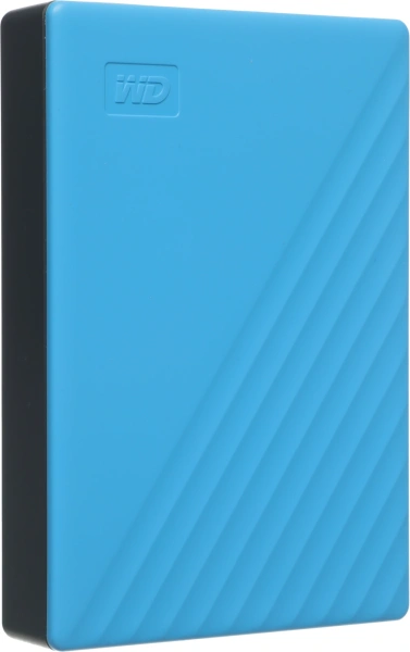 Жесткий диск WD USB3.2 Gen1 4TB WDBPKJ0040BBL-WESN My Passport 2.5" голубой