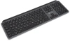 Клавиатура Оклик K859W серый/черный USB беспроводная slim Multimedia (2002136)