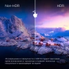Телевизор LED Hyundai 55" H-LED55BU7100 WebOS Frameless Metal серый/серый 4K Ultra HD 60Hz MEMC DVB-T DVB-T2 DVB-C DVB-S DVB-S2 USB WiFi Smart TV