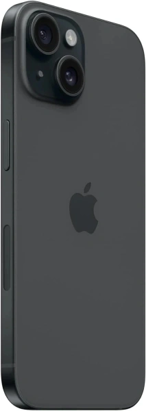 Смартфон Apple A3090 iPhone 15 256Gb черный моноблок 3G 4G 1Sim 6.1" 1179x2556 iOS 17 48Mpix 802.11 a/b/g/n/ac/ax NFC GPS GSM900/1800 Protect
